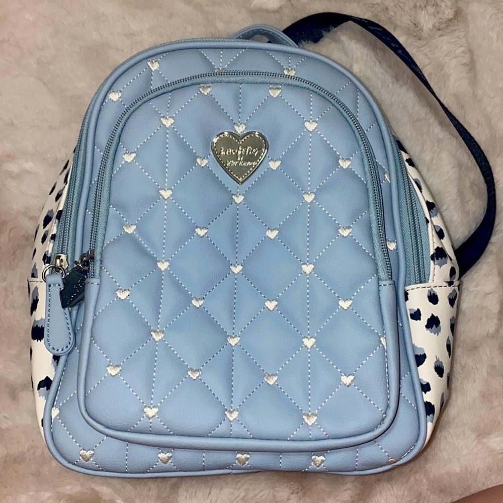 💙🤍 Baby Blue Betsey Johnson Backpack